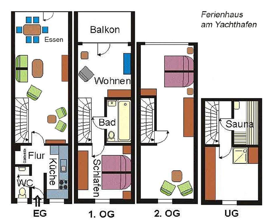 Ferienhaus Suedblick Am Yachthafen Breege Εξωτερικό φωτογραφία